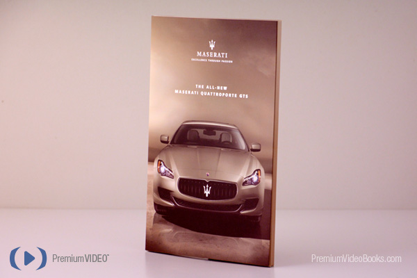 Maserati custom video book