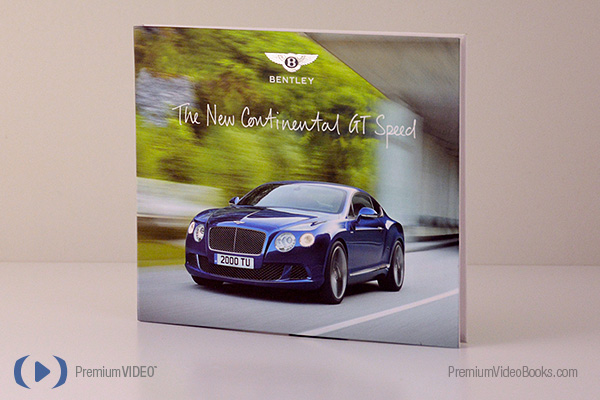 Bentley custom video book