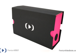 Pink VR Goggles with Sleeve