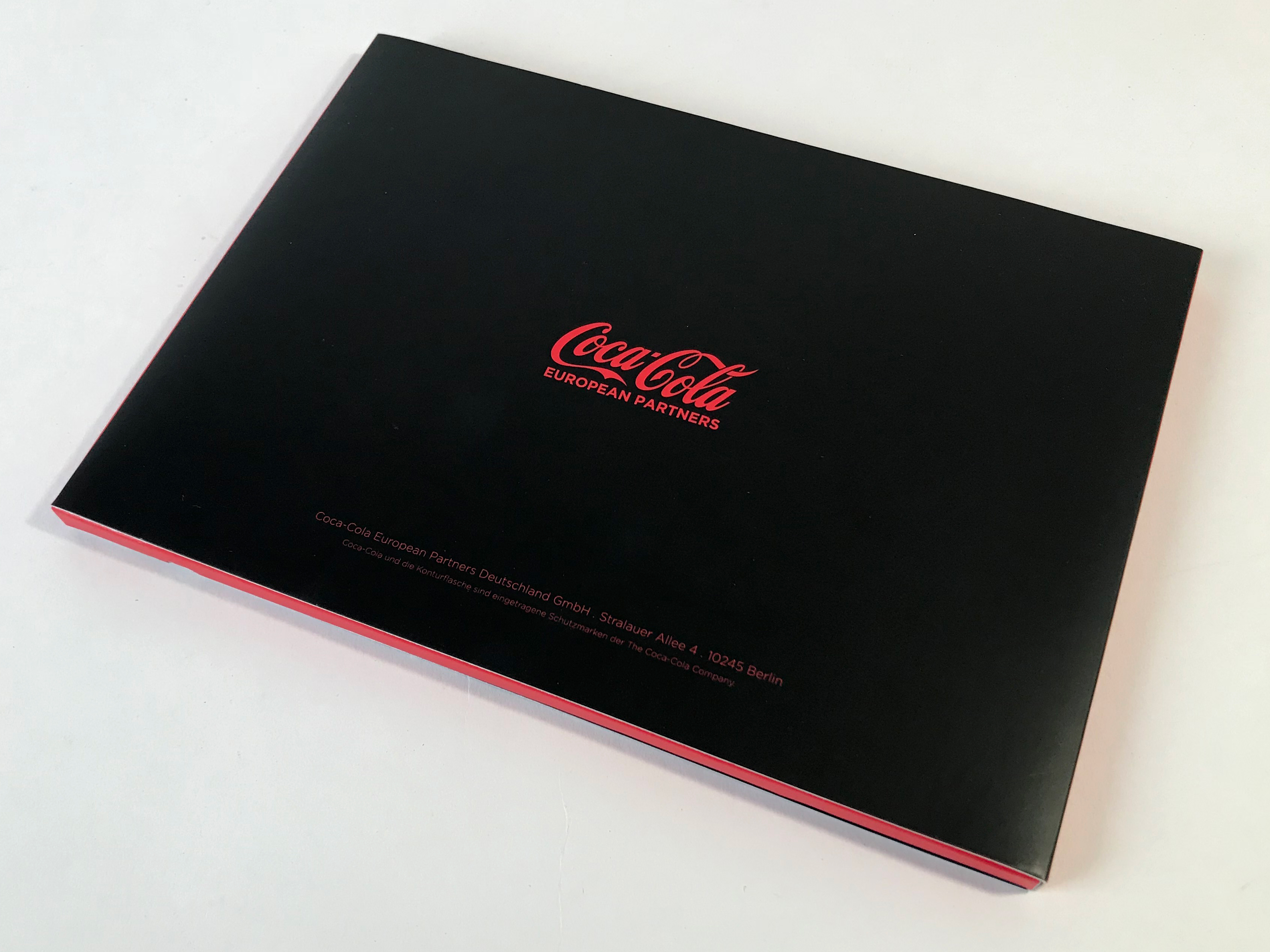 Diecut Coke video book back cover